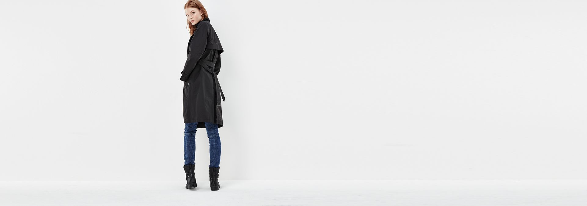 g star raw minor loose trench coat