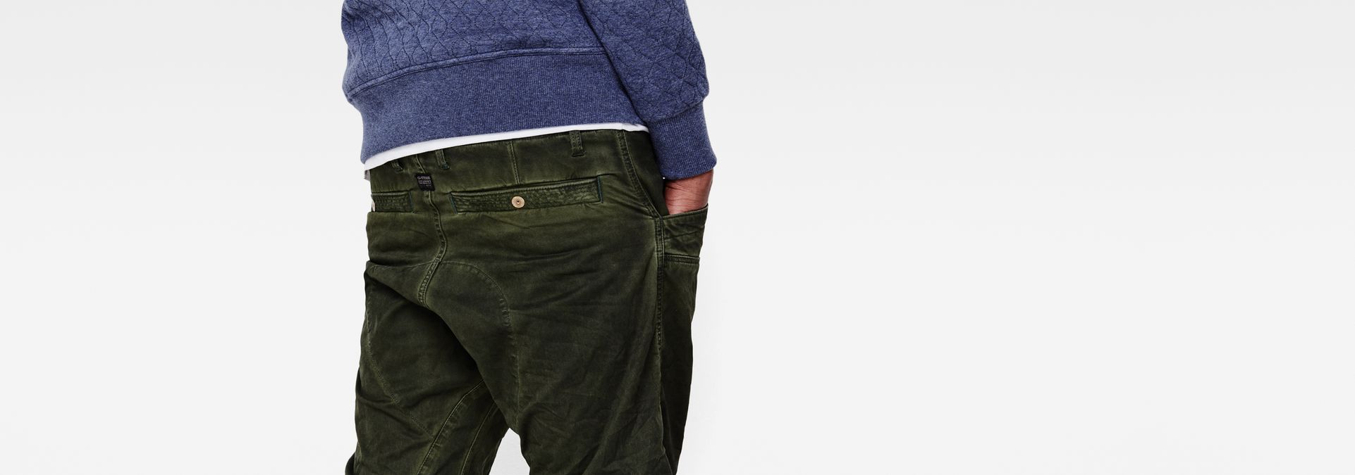 tapered cuffed pants