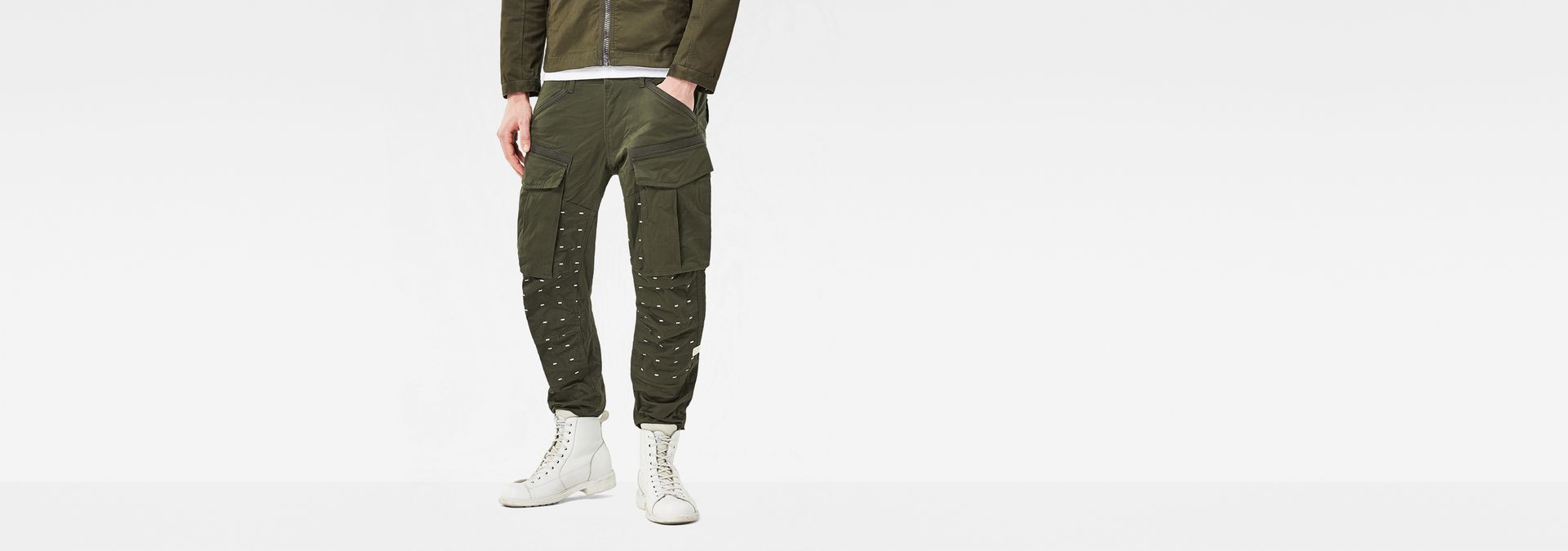 rovic 3d tapered cargo pants