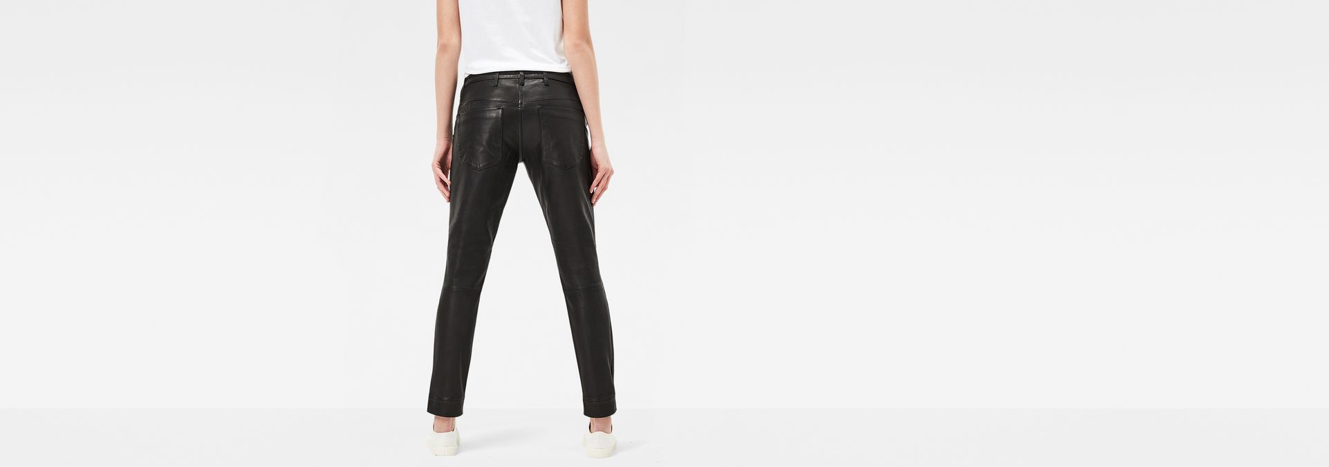 g star raw leather pants