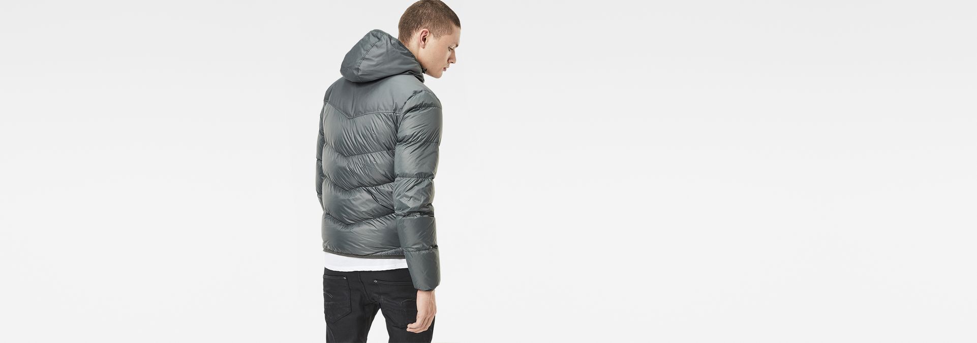 attacc quilted hooded jacket