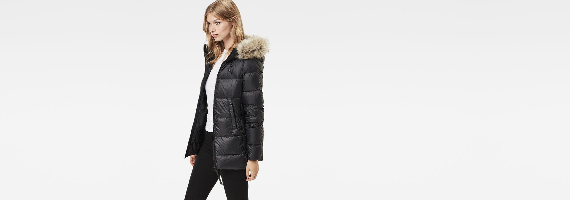 g star whistler hooded down jacket