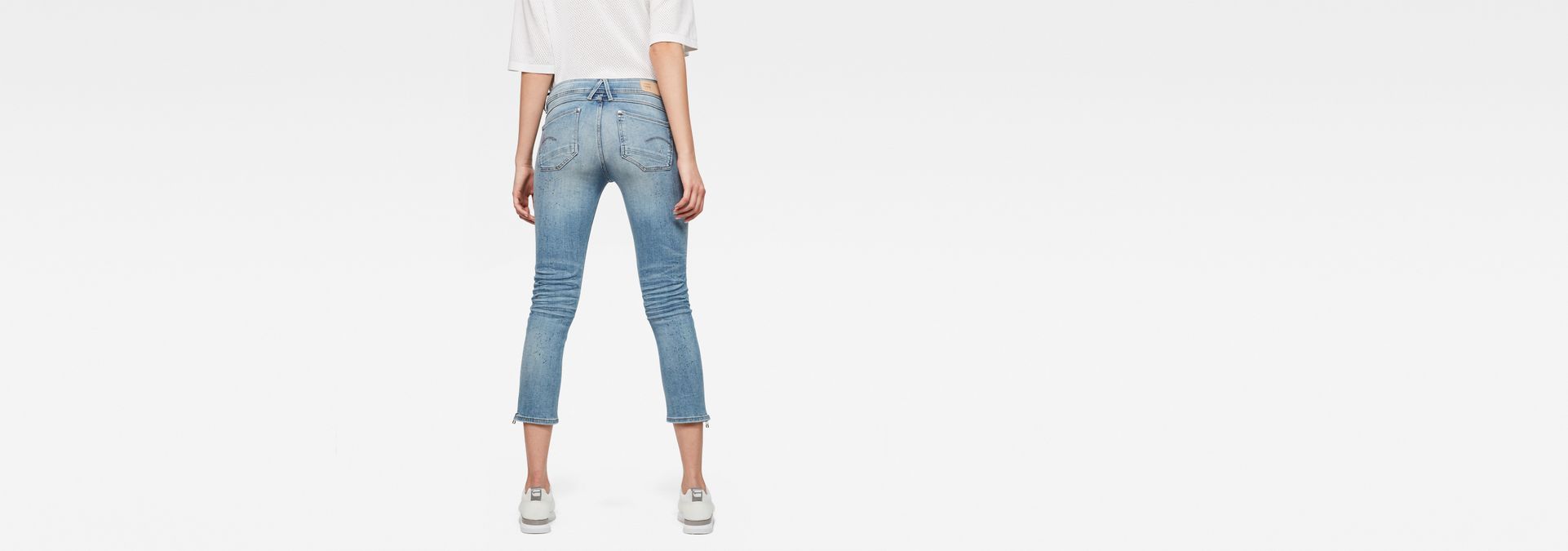 Lynn Ultra High Waist Skinny 7 8 Length Jeans G Star Raw