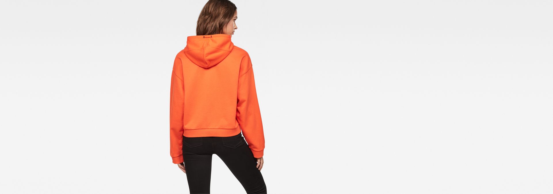orange g star hoodie