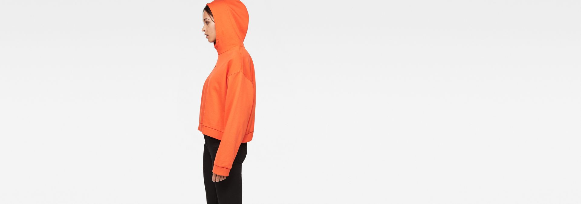 orange g star hoodie