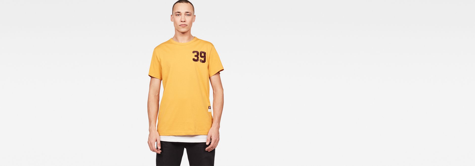 g star yellow t shirt