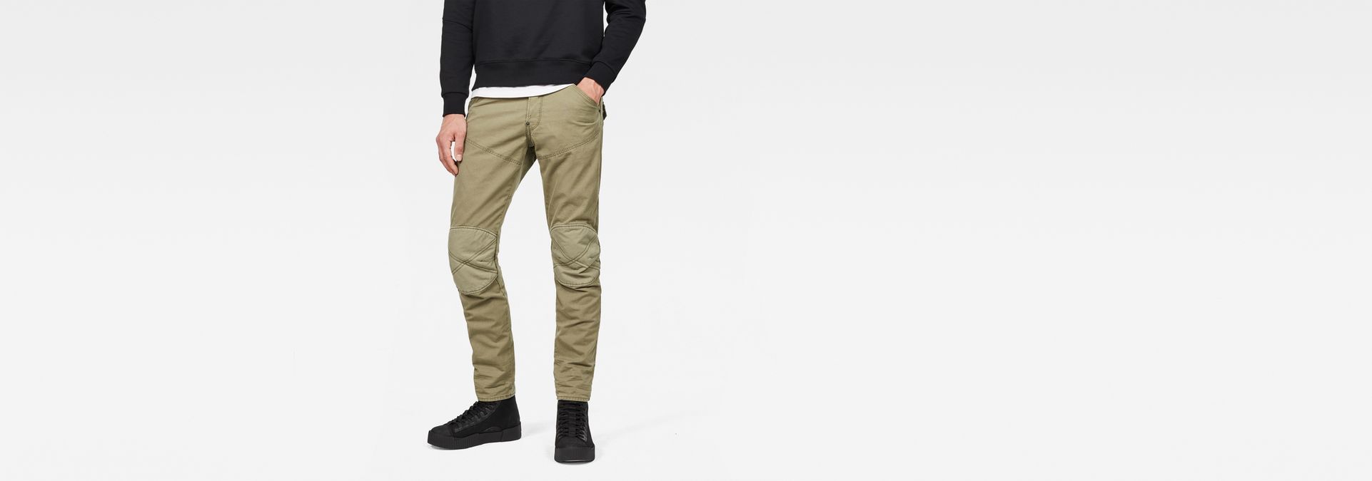 5620 Aefon 3D Tapered Jeans | Green | G-Star RAW®