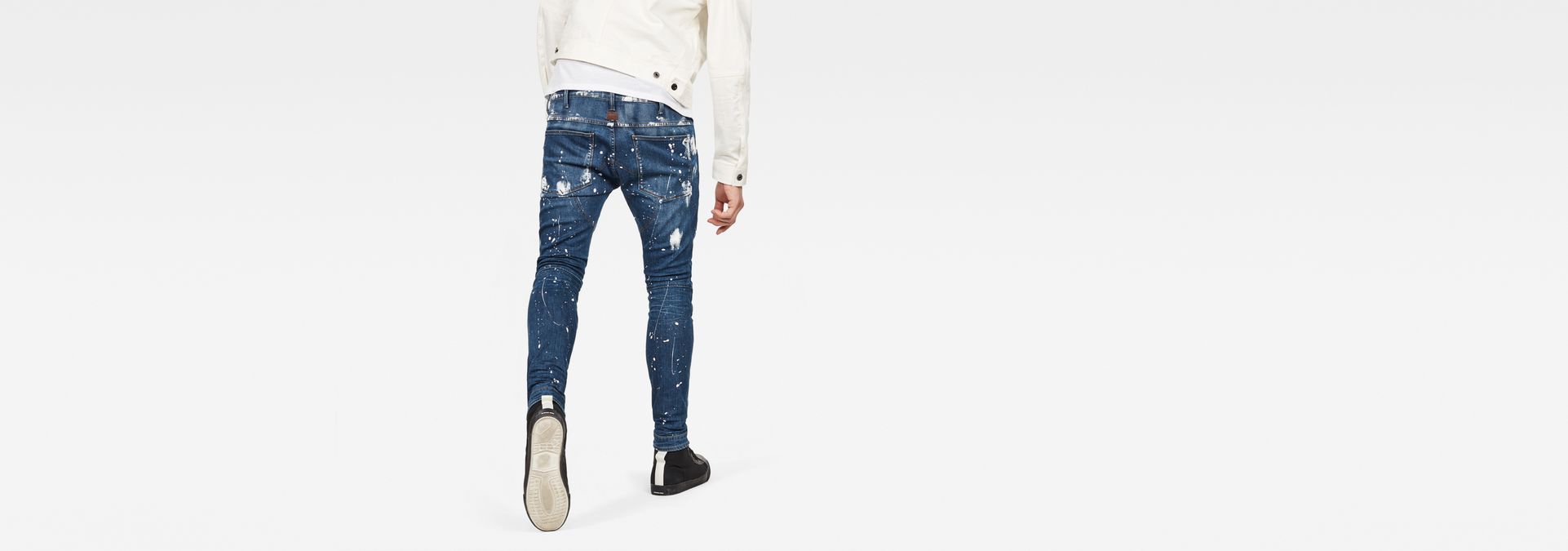 5620 G-Star Elwood 3D Skinny Jeans | Medium blue | G-Star RAW®