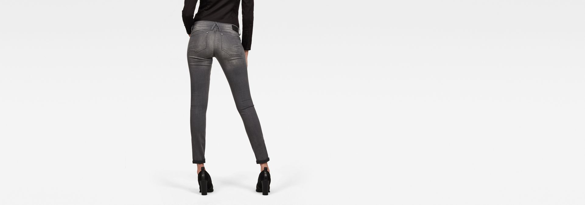 G-STAR RAW Lynn Mid Waist Skinny Jeans para Mujer