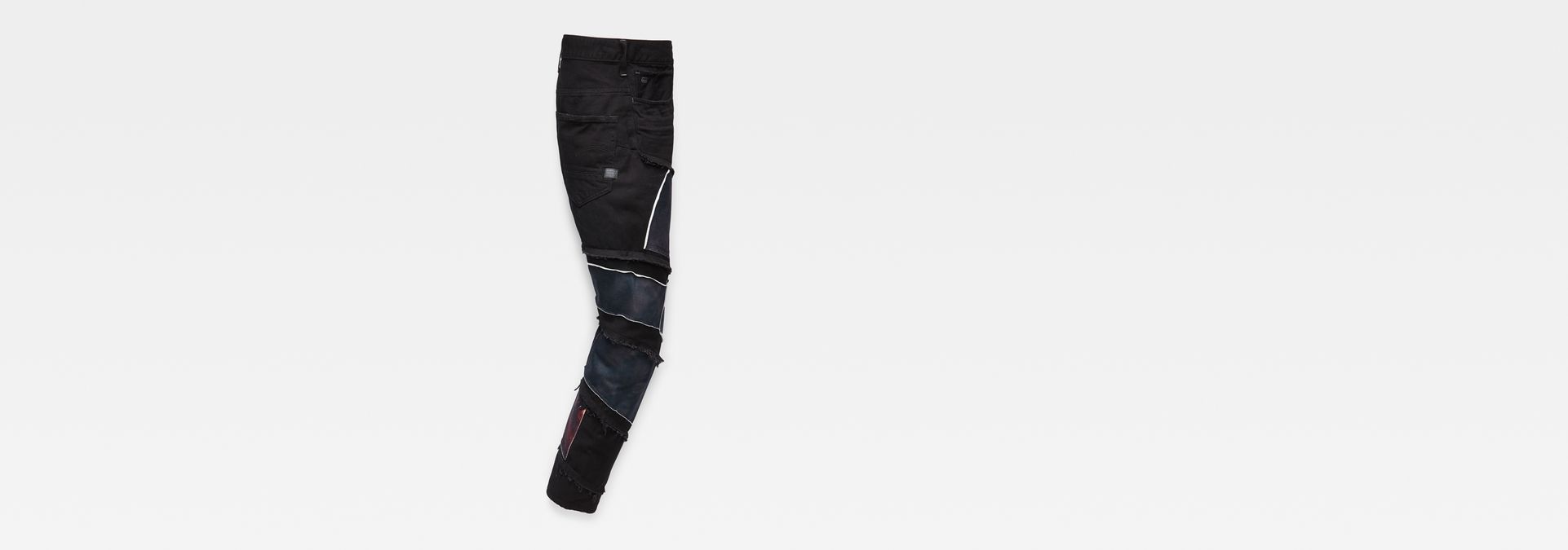 Spiraq RFTP Patches Eclipse 3D Slim Jeans | Black | G-Star RAW®