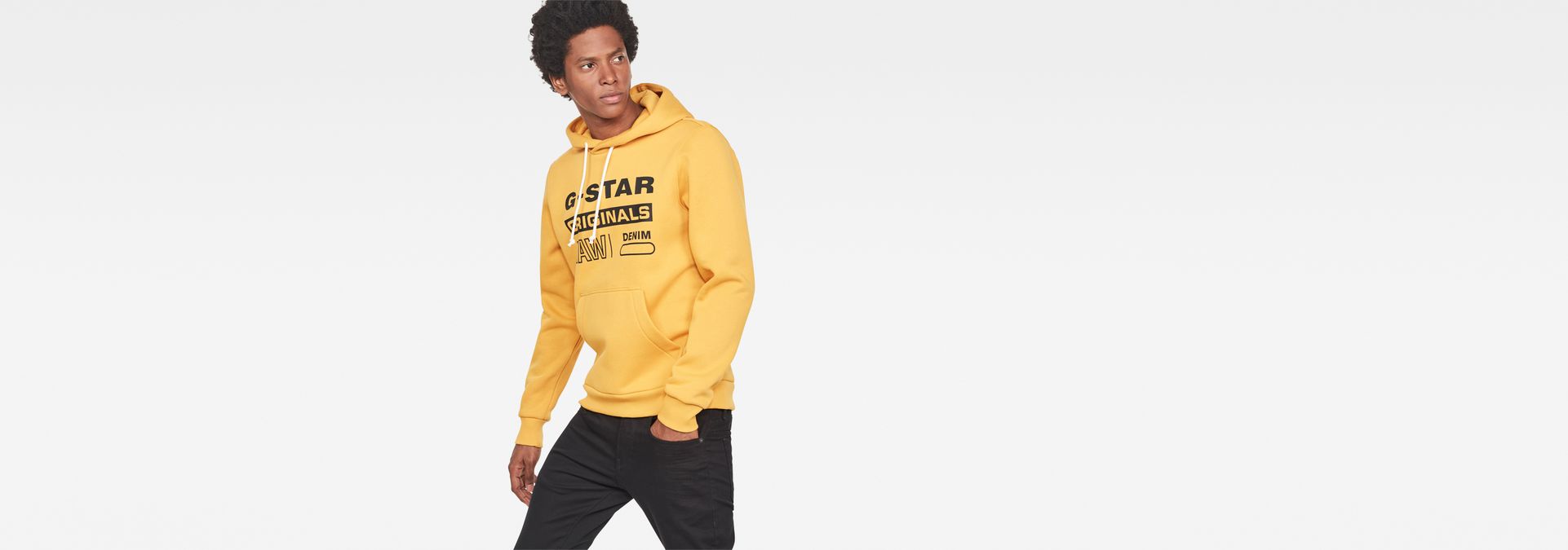 g star yellow hoodie