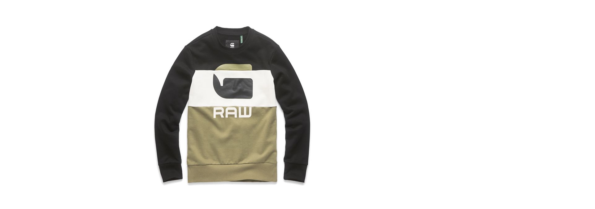 Graphic 17 Core Sweater | Green | G-Star RAW®