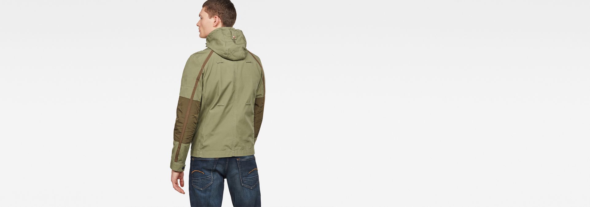 Grizzer Hooded Overshirt | Green | G-Star RAW®