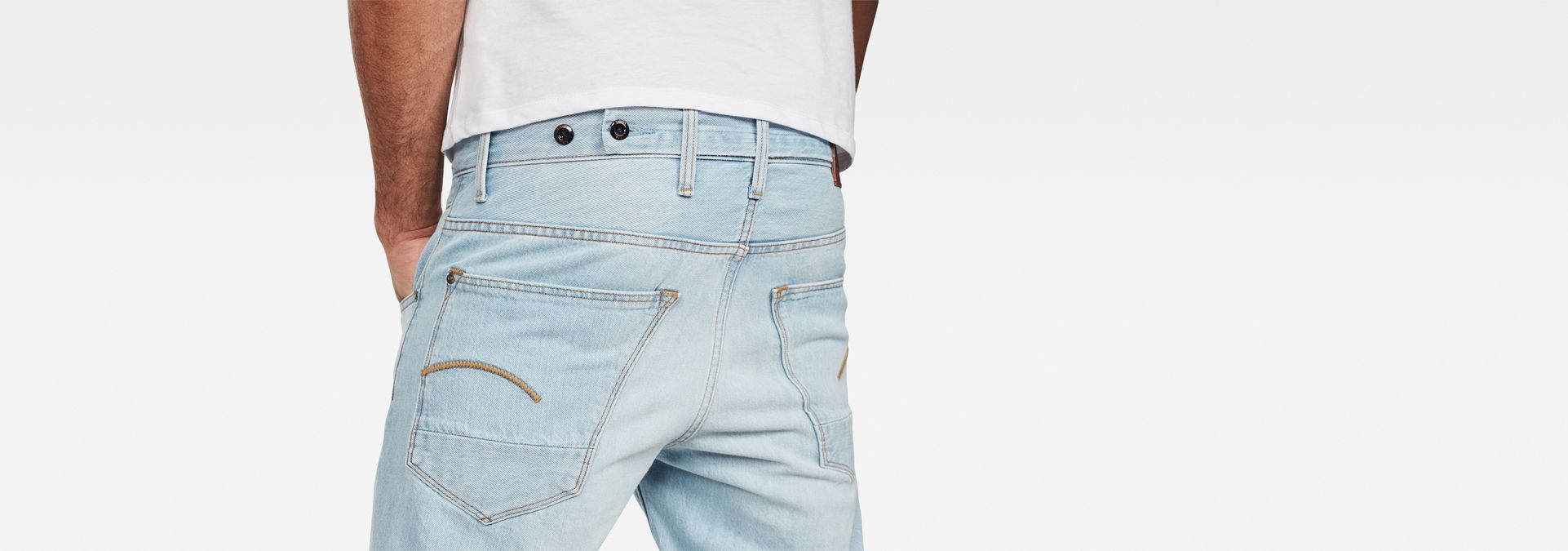 Straight Tapered Jeans Light | RAW®