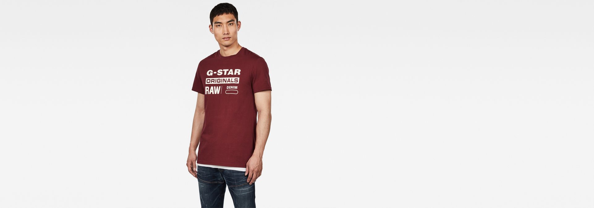 red g star t shirt