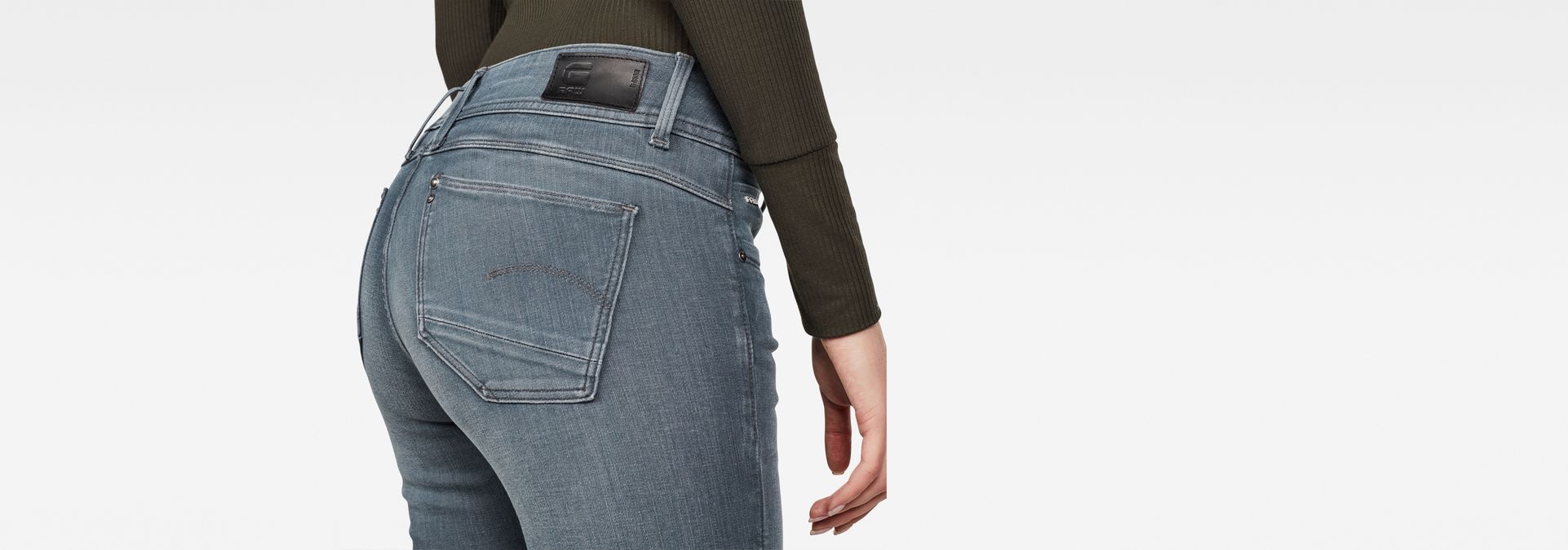 g star lynn zip mid skinny wmn