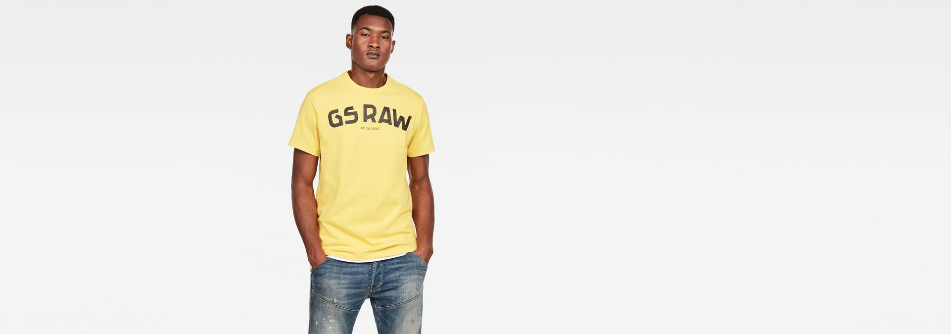 g star raw yellow shirt