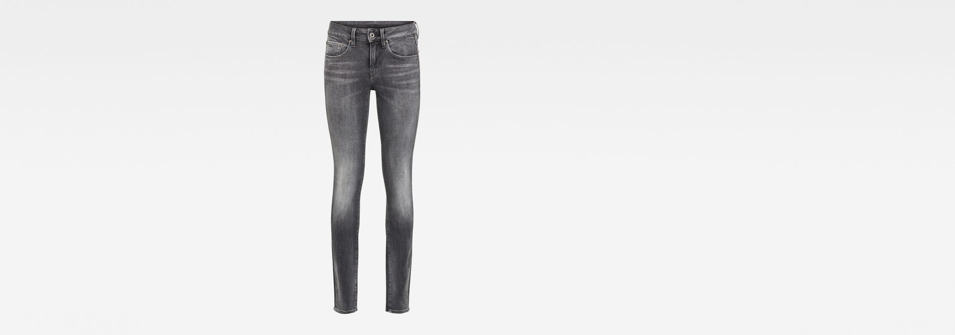 3301 Mid Skinny Jeans | Antic Charcoal | G-Star RAW®
