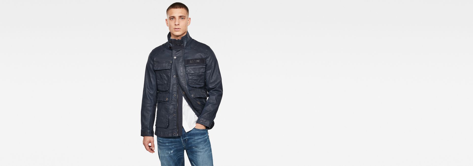Veste en jean g star clearance