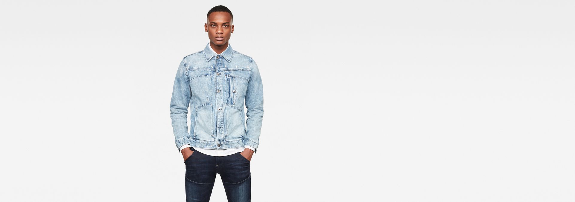 veste jean g star homme
