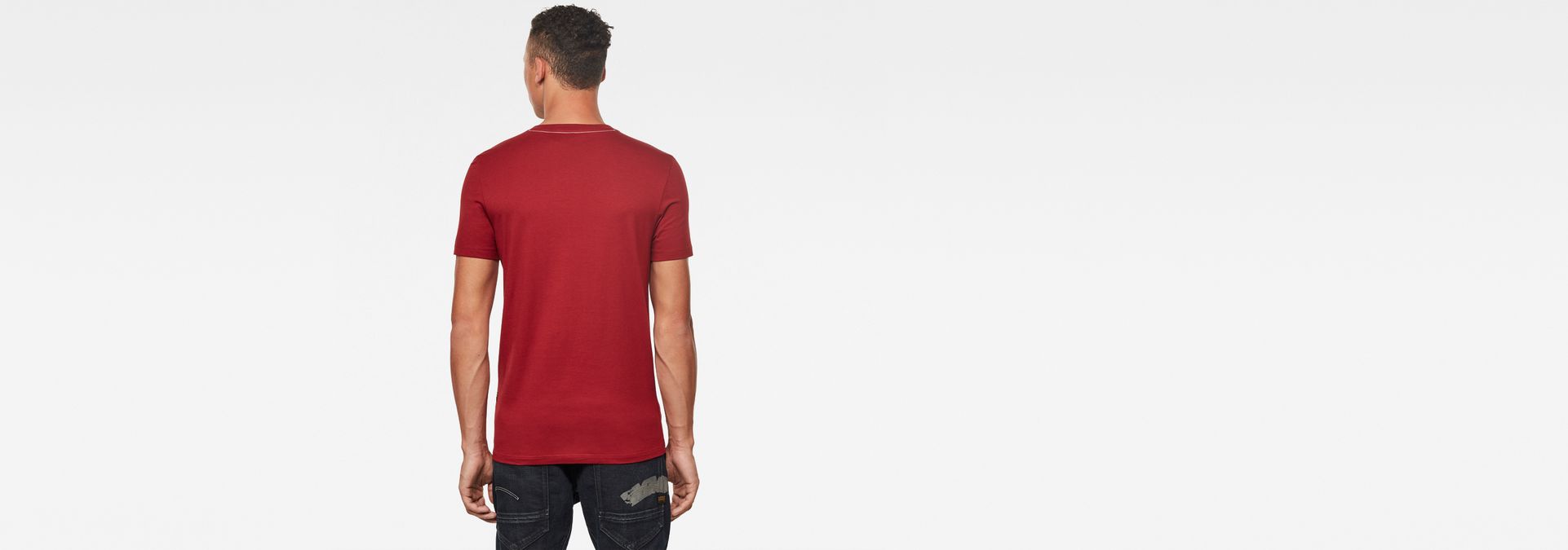 Originals Logo Slim T-Shirt | Red | G-Star RAW®