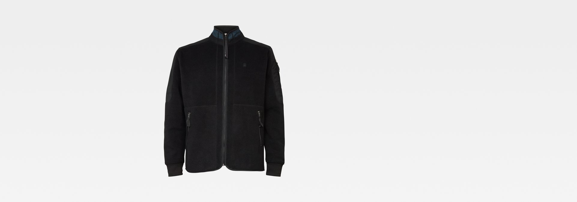 Zelfrespect chrysant oplichterij Tech Fleece Zip Through Sweater | Black | G-Star RAW®
