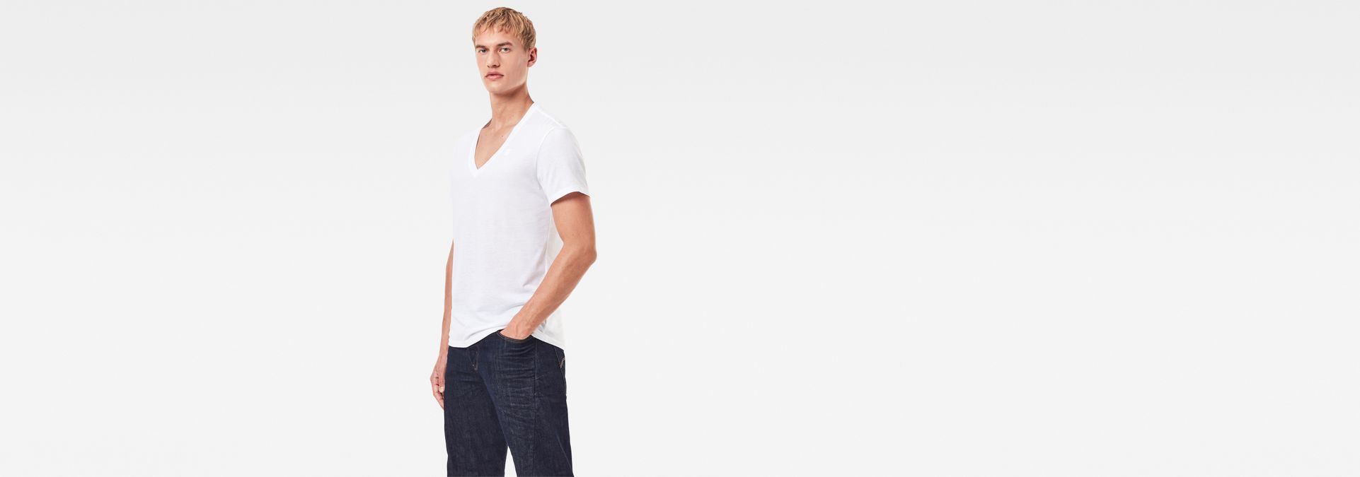 g star v neck 2 pack