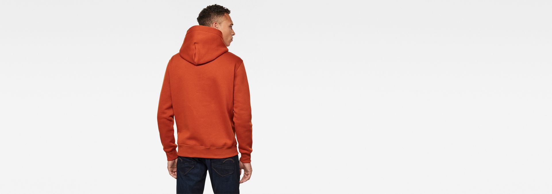 orange g star hoodie