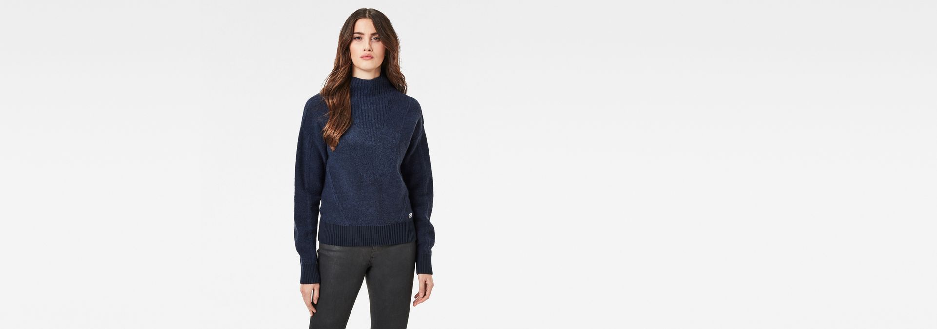 G-STAR RAW Utility Cable Mock su/éter para Mujer