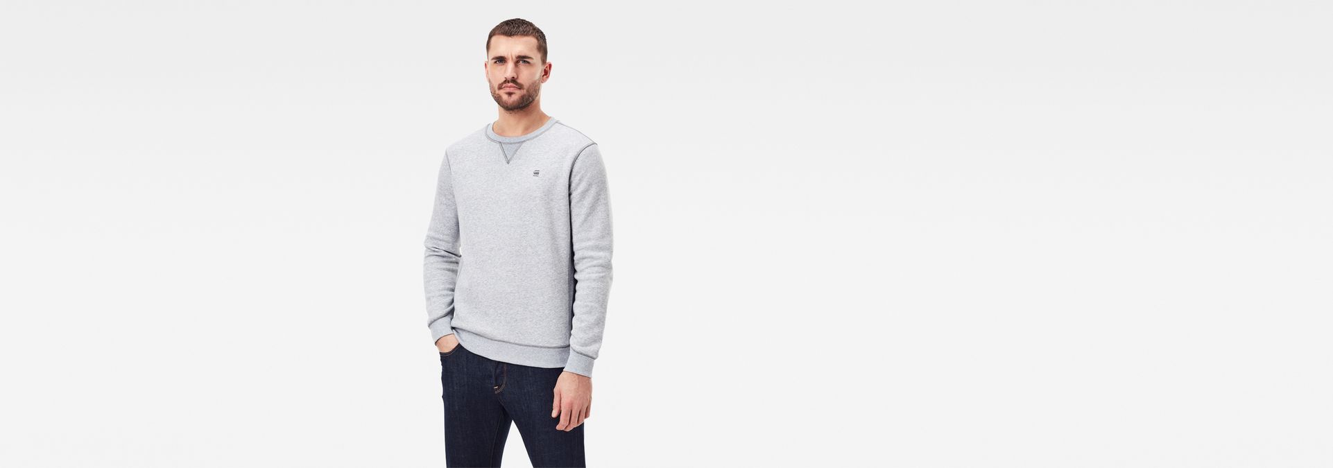 g star raw grey sweater
