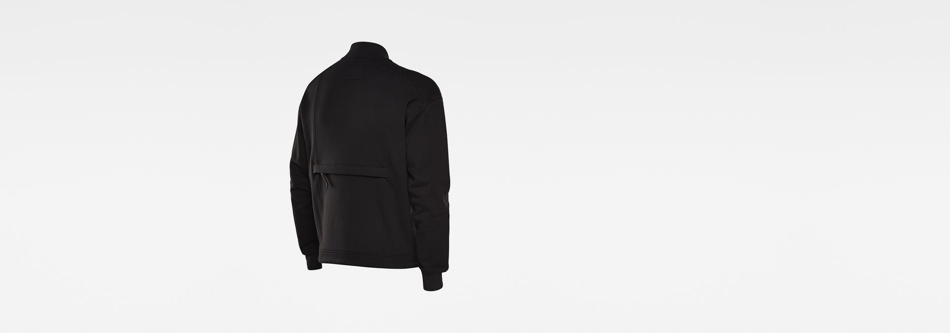 E Baseball Zip Through Sweater Black GStar RAW®