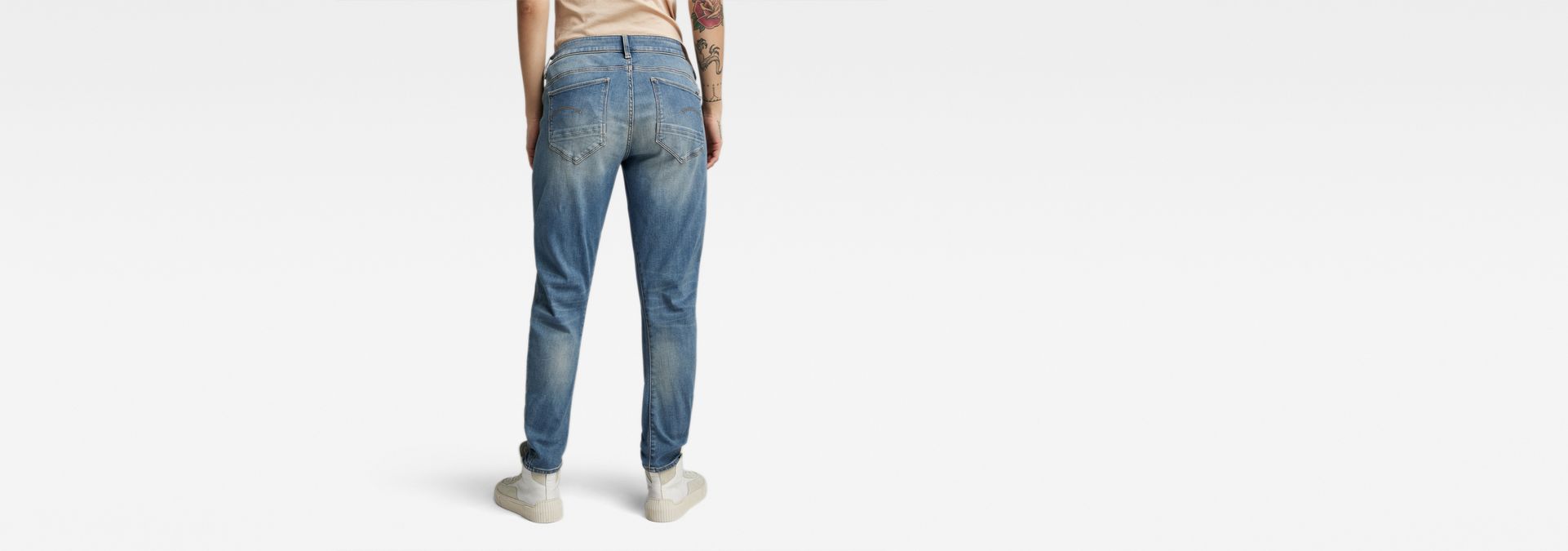 arc 3d mid waist skinny jeans