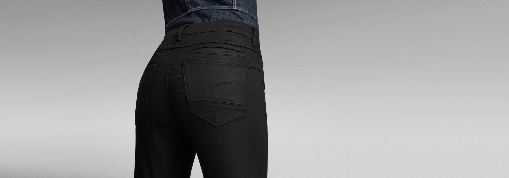 D-Staq-R Mid Boyfriend Slim Jeans | ブラック | G-Star RAW®