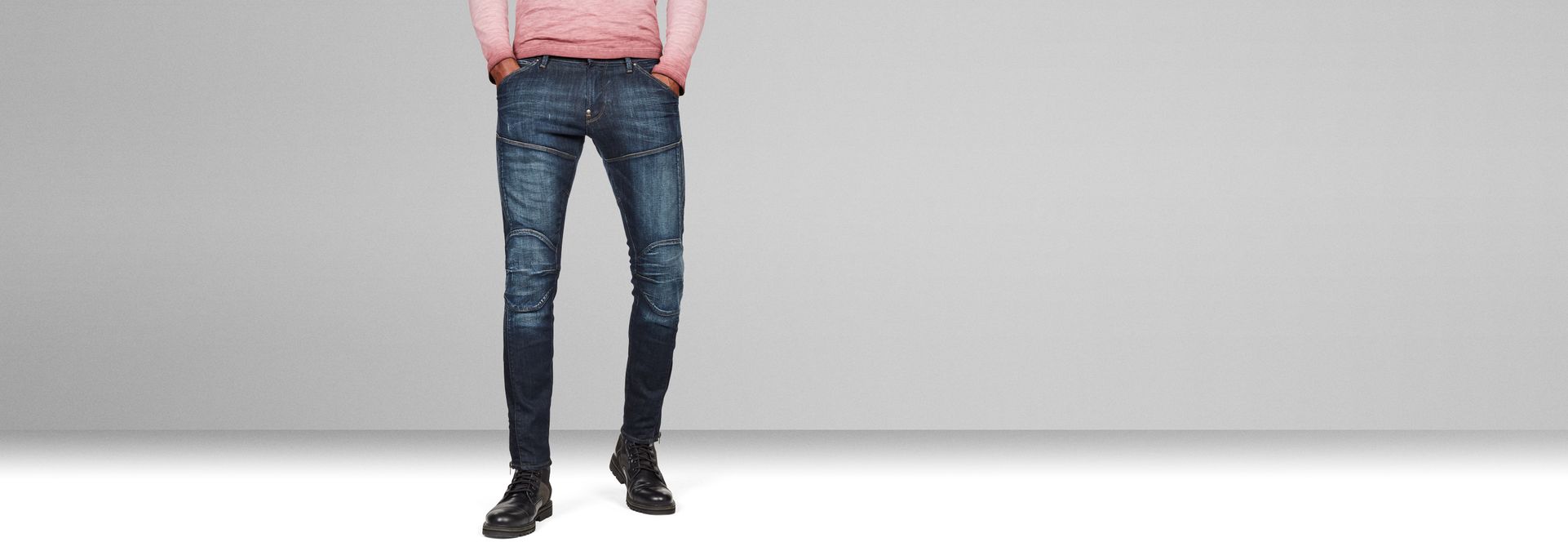 5620 3D Ankle Zip Skinny Jeans | Dark blue | G-Star RAW®