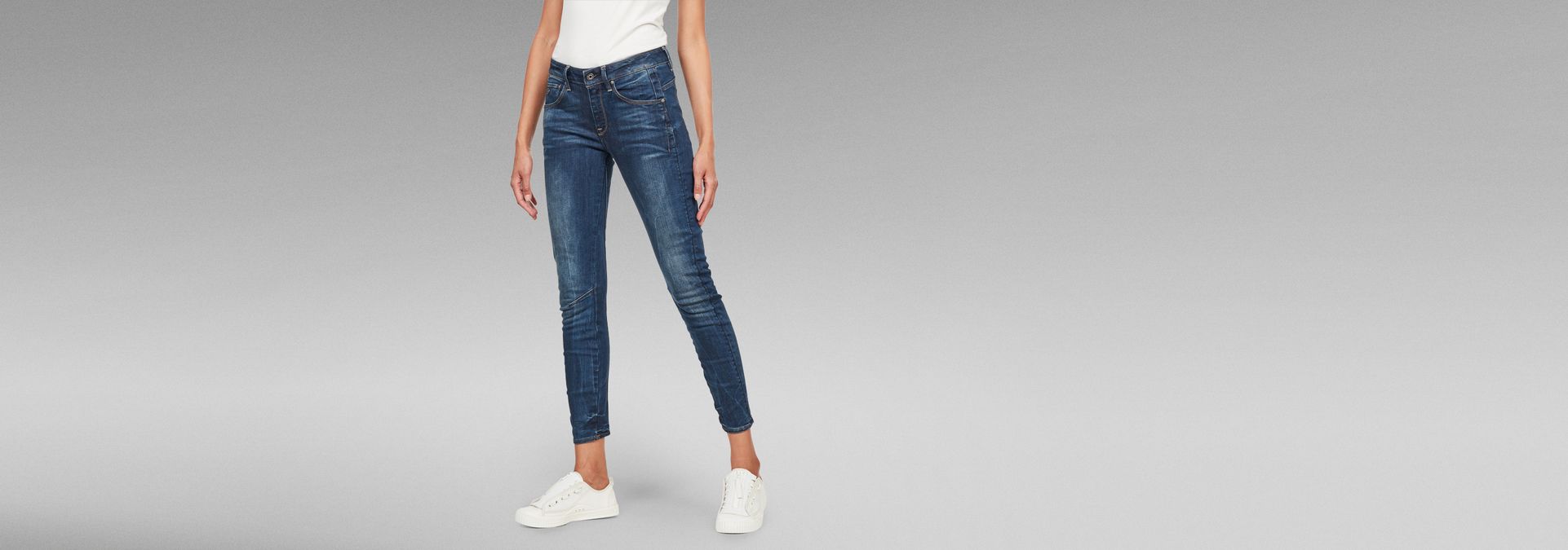 Arc 3d Mid Skinny Jeans Women Dark Blue G Star Raw®