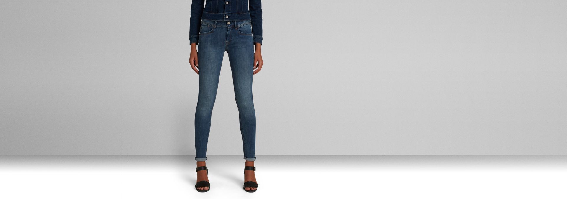 Lynn Super Skinny Jeans | Dark blue | G-Star RAW® US