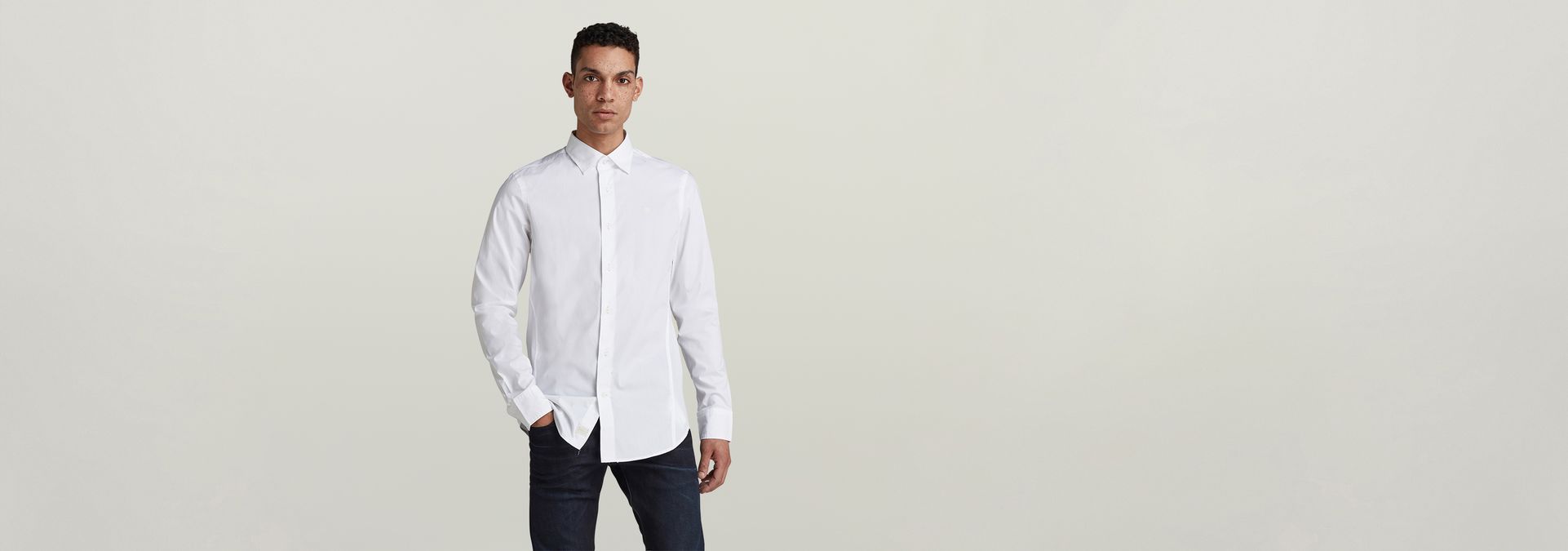 G-Star Raw DRESSED SUPER SLIM SHIRT LS Negro - Envío gratis