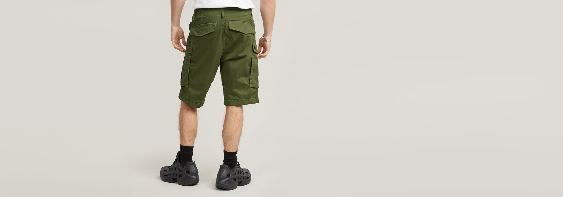 mens shorts green