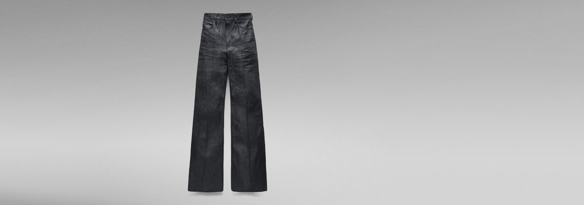 Deck Ultra High Wide Leg Jeans | Black | G-Star RAW®