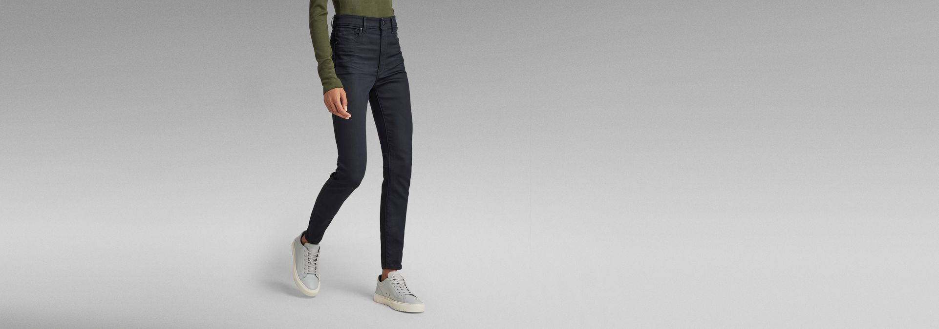 Dames Kleding voor voor Jeans Bespaar 43% G-Star RAW Denim Kafey Ultra High Skinny Jeans in het Zwart 
