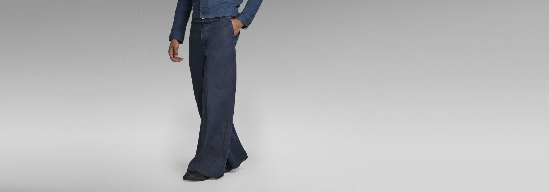 G-Star Raw Attacc Super Sottile-W36 L34-Da Uomo Blu Jeans In Denim Stretch MEZON 