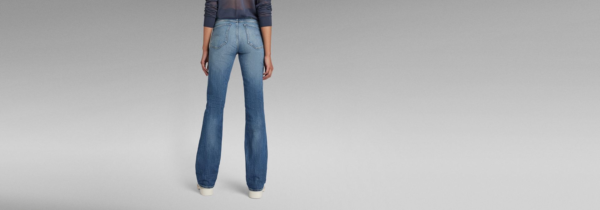 Balmain Denim Low-rise Bootcut Jeans in Grey Womens Jeans Balmain Jeans Blue 