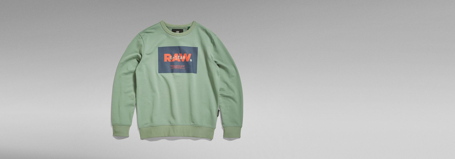 G-Star RAW Originals Logo Sw Sweater in het Blauw voor heren Bespaar 32% Heren Kleding voor voor Truien en gebreide kleding voor 