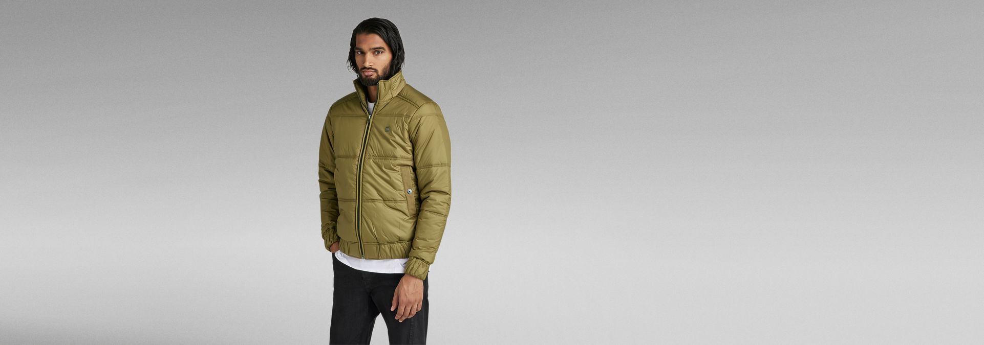 Meefic Quilted Jacket | Green | G-Star RAW®