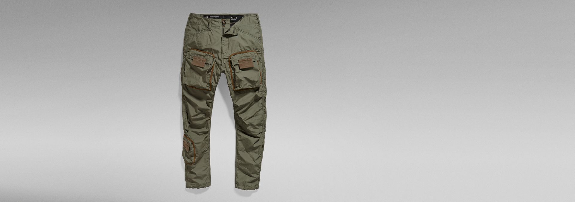 3D Regular Tapered Cargo Pants | Green | G-Star RAW®