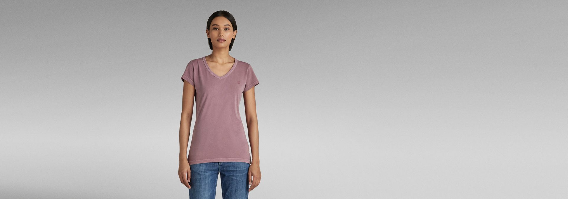 Eyben Slim Top | Lila | G-Star RAW®