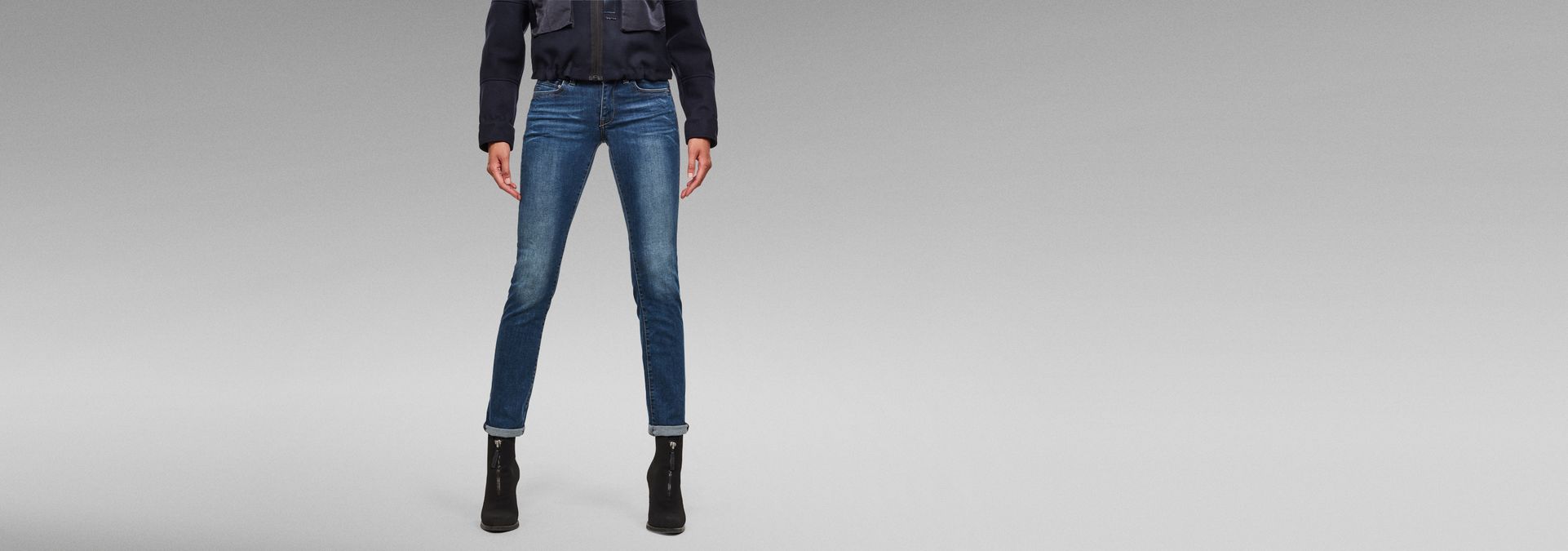 midge saddle straight jeans