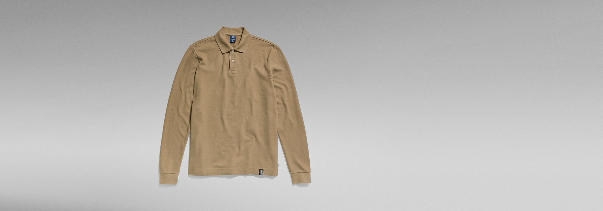 Essential Polo Long Sleeve Green GStar RAW®