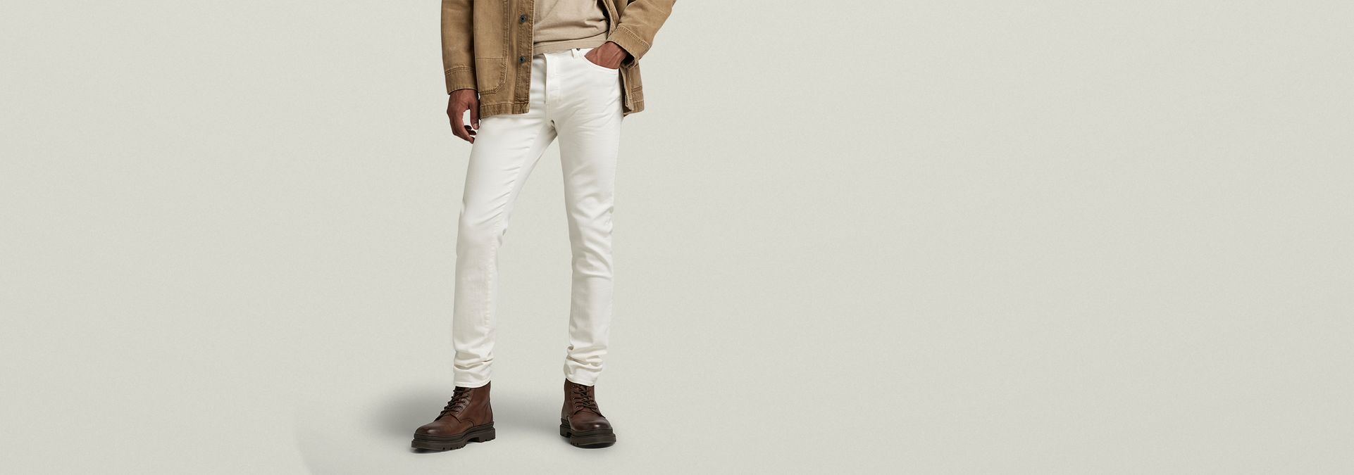 lexicon Dor puur 3301 Slim Jeans | White | G-Star RAW®