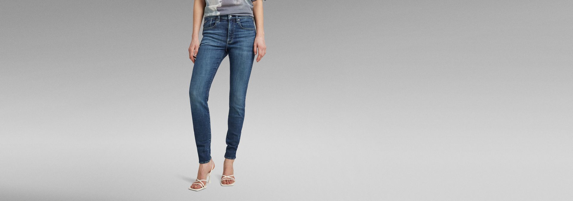 Lhana Skinny Dark Jeans | RAW® G-Star blue JP 